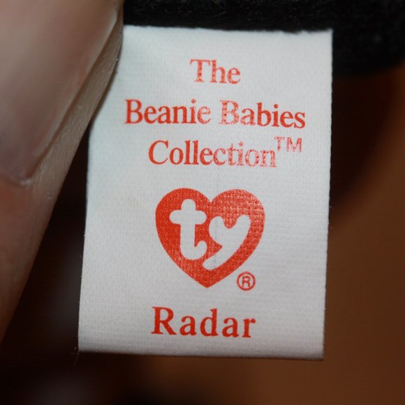 TY Beanie Baby  RADAR the Bat (4th Gen hang tag) (10.5 inch) MWMTs Stuffed Toy - Picture 6 of 7